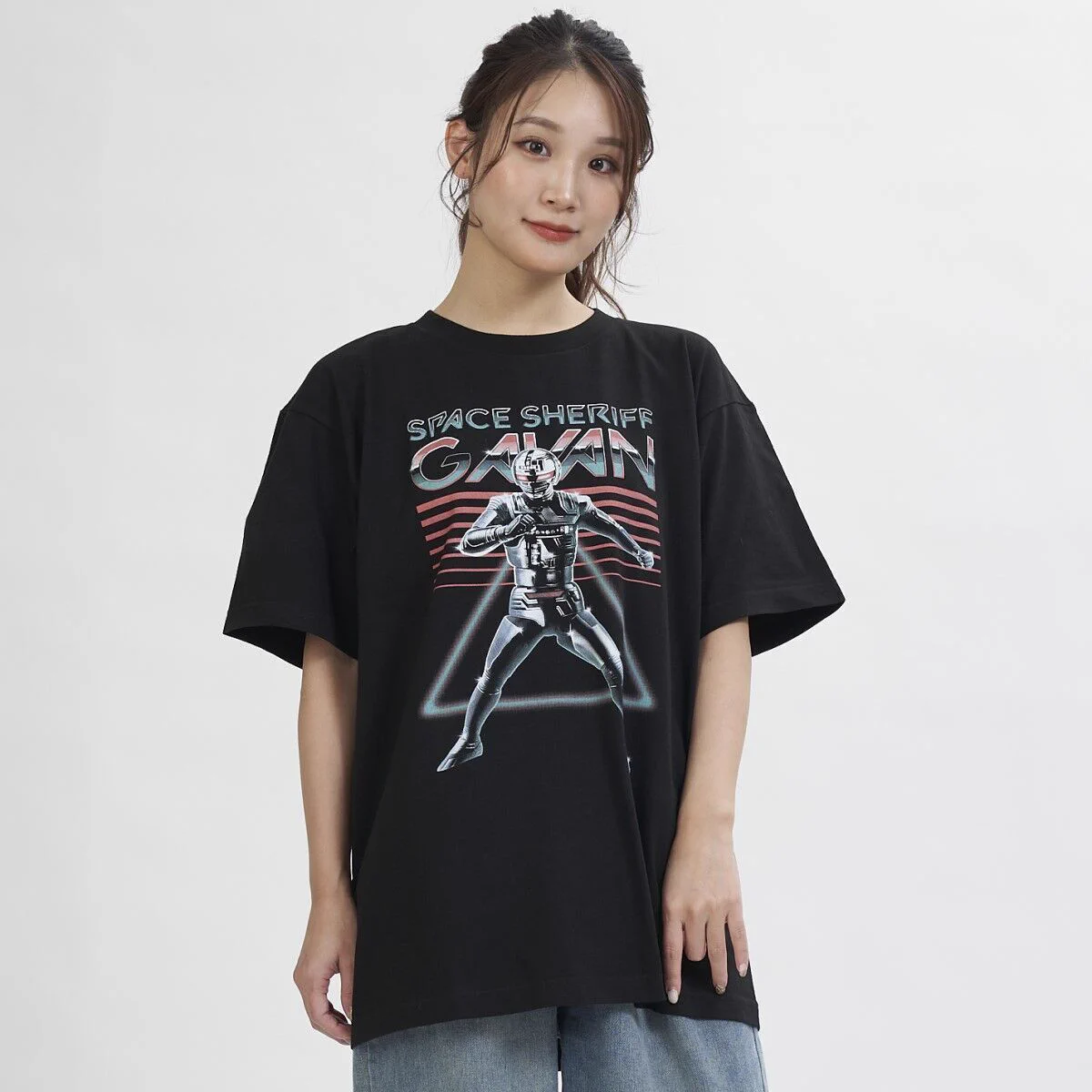 レア　美品　宇宙刑事ギャバン 蒸着　墓場の画廊　Tシャツ　黒　XL レア 美品 宇宙刑事ギャバン 蒸着 墓場の画廊 Tシャツ 黒 XL 宇宙刑事