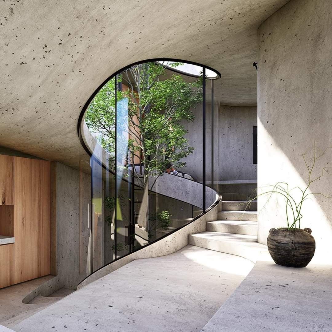 INTERIORBYHUT's tweet image. Indoor atriums 🌿

These are large open space inside a building covered by a glass roof or skylight designed to bring in natural light and create a sense of openness