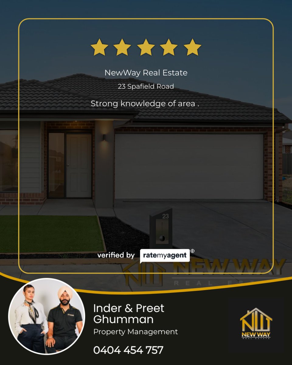inderbirghuman's tweet image. My latest RateMyAgent review in .

...
#ratemyagent #realestate #beveridge#realestate#newwayrealestate#Inderghumman#Wollert#Donnybrook#Craigieburn#Kalkallo#panjab#india#Mickleham#Melbourne#Sydney#Realtor#Wallan