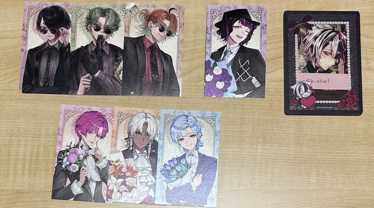 k_dkw1's tweet photo. あくねこ  4周年  特典  交換

求)☆ベリアン2枚、ベレン、シロ

譲)ラムリ、ラト、フルーレ、ミヤジ、ユーハン、テディ、ハナマル

☆優先で探しています
別邸2階組は複数枚探しています
1枚からの交換も可能ですのでお気軽にお声掛けください🍀

※郵送のみ📮 https://t.co/r30vKUHopT