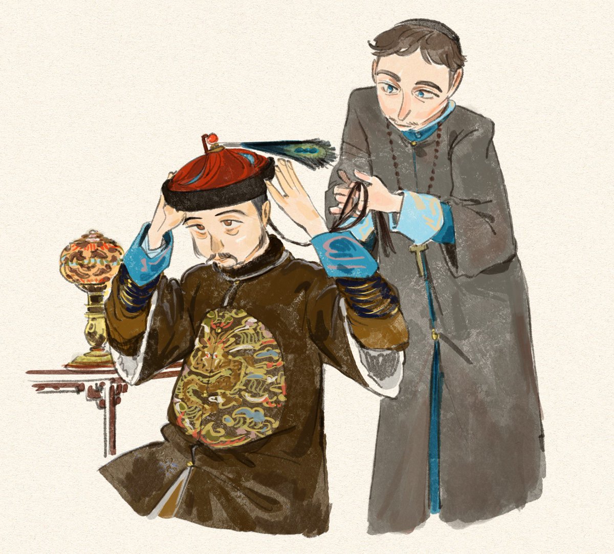 找朋友约的我看哭了
#notmyartbutmycommission