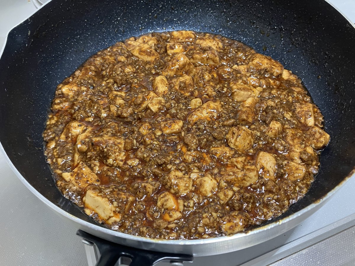 朝から麻婆豆腐を作って気分を盛り上げるなど