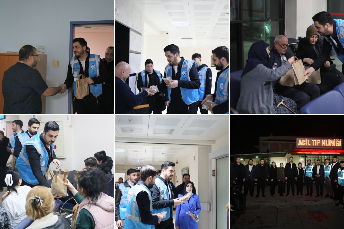 AK Gençlik Ankara “Sahura 5 Kala” yanında 🙋🏻‍♂️

Atatürk Sanatoryum Eğitim ve Araştırma Hastanesi’ndeyiz 📍

Mesaide olan kıymetli sağlık çalışanlarımıza ve hasta yakınlarına  sahurluk ikramlarımızda bulunduk. 

Herkese hayırlı sahurlar 🤲🏻 ✨