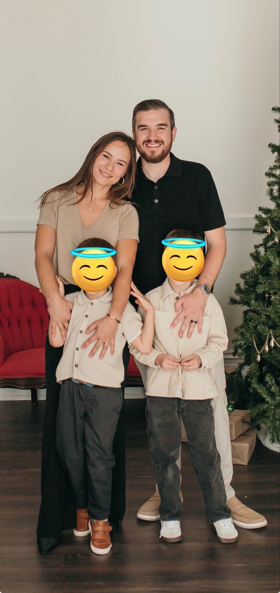 FinanceFreeman's tweet photo. 🚨My wife and I met when I was 17. She was 18 (cougar) and we got married a year later. 

We each had the same financial net worth when we met each other - $0. We had nothing.

We both worked and put ourselves through college successfully. We have created everything together from NOTHING, including this family of mine that I am so proud of. ❤️🧩 

Everything was great at this point. Normal family life and one night I walked into our spare bedroom after work and decided to record a YouTube video about a long term crypto passion. I made another video a couple days later and it quickly became a passion of mine.

My dream of becoming a full time content creator was born. 

The following 2 years consisted of me working a “9-5” and then coming home and working a 5-11, sometimes later. I would work most weekends also. 

She was working her full time job at the time and would come home and take care of EVERYTHING, while I worked towards my dream.

Many 80+ hour work weeks the last few years, tons of sacrifice, me leaving for events, and chasing my dreams while my wife made sure our kids are healthy, takes them to school, doctor appointments, and makes the house - a home. 

My dreams came true, but could have never happened without my wife. 

After all, who do you think styled me for @EthereumDenver ? ❤️

While I was at $ETH Denver, my wife took my son to baseball practice, volunteered at our oldest son’s school, and supported me the entire time. I knew that I did not have to worry about my children and I could work/network.

Many don’t see the “behind the scenes”, but the truth is I could have never achieved my dreams without her. 

Family pic is 2025 Christmas 
Wedding was 2013 
The last was 2012 shortly after we met. 

Love you Mama Bear 🐻 @freemanwifey