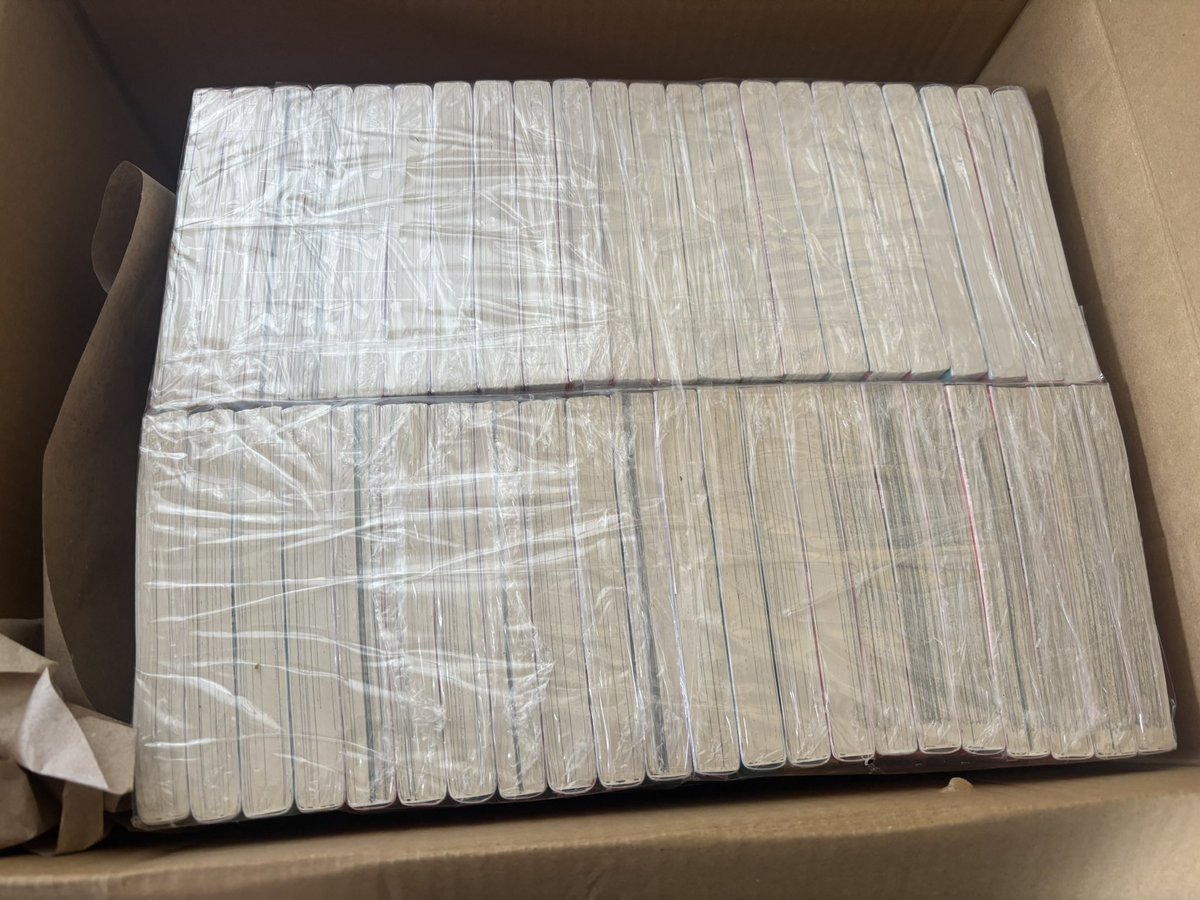 Hibari4852611's tweet image. 漫画44冊届いた☺️
今日からしばらく漫画読んでます〜
楽しみ😊