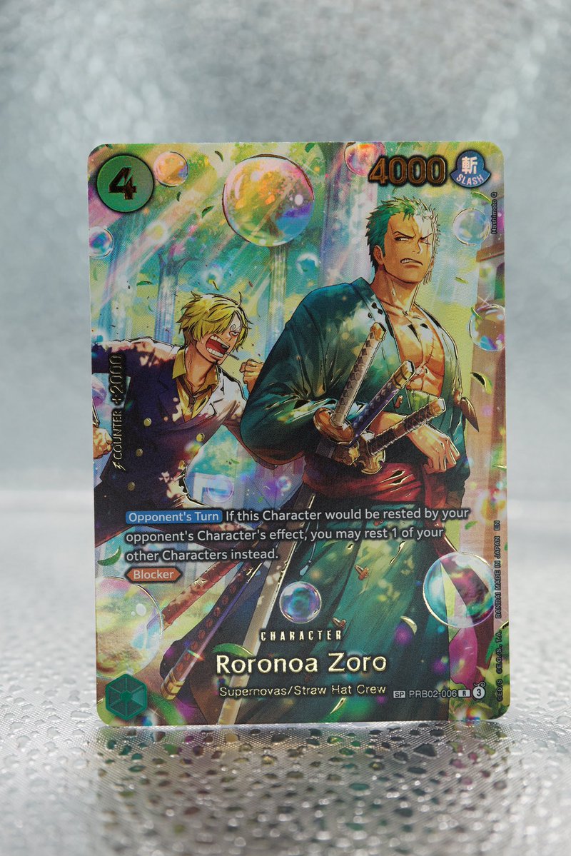 Roronoa Zoro [SP] PRB02-006 One Piece Azure Sea's Seven! Asking