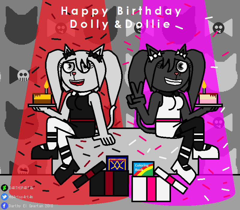 d4rthsp4rt4n's tweet photo. Happy birthday to the 2 lost characters:
The Hellcat twin sisters, Dolly & Dollie 🎂🎁🎊🎉
They birthday are February 21st
Characters by nitirushh (a.k.a. aimturein)
#htfoc #dolly #dollie #fanart #happytreefriends https://t.co/Z9oe0YZdDQ