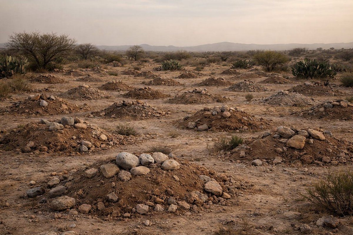 arnemx's tweet image. En México el crimen organizado y muchas fiscalías y policías son lo mismo.

No es nuevo y ningún gobierno del cambio lo ha desmontado. 

Hoy la complicidad se maquilla: menos cuerpos en calles, más fosas clandestinas. 

Bajan homicidios oficiales, suben desapariciones.