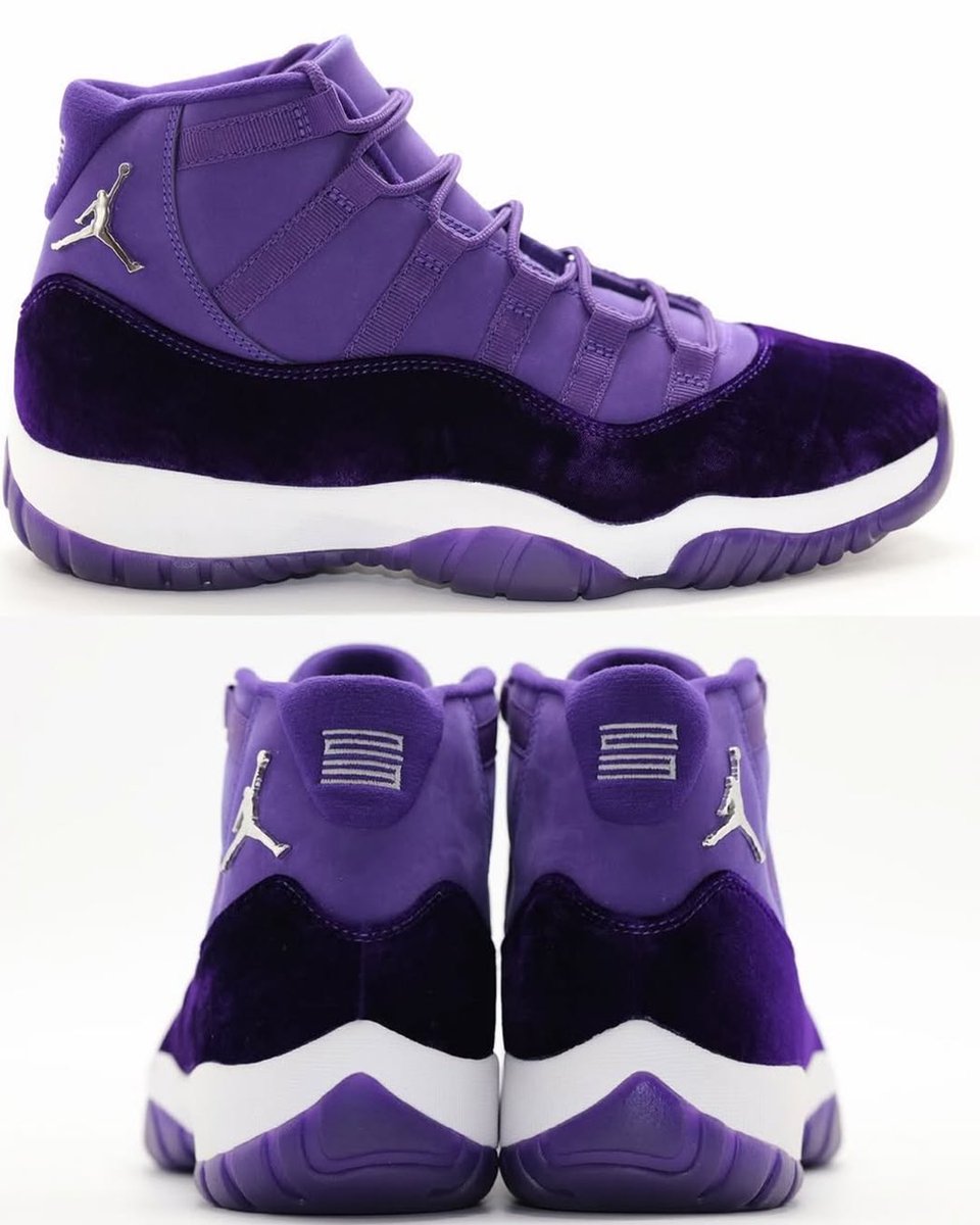 retro 11 purple velvet