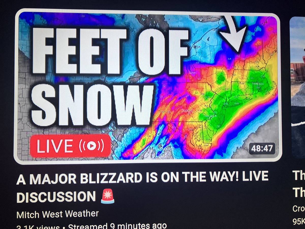 Snowstorm forecast showing heavy accumulation across the Northeast amid blizzard conditions