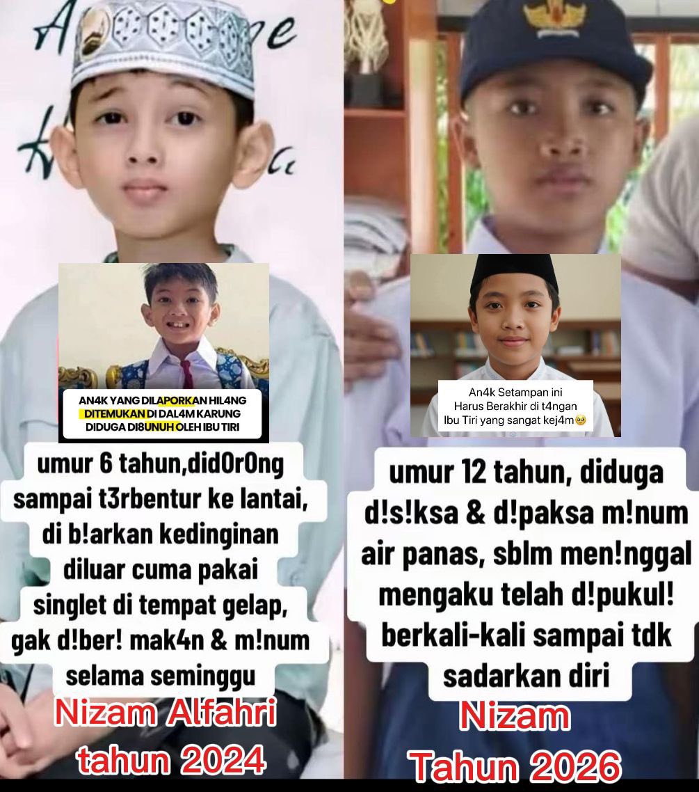 Kisah Nizam Pontianak dan Nizam Sukabumi, dan Yap kedua anak tampan ini bernama Nizam dengan kisah yang serupa😥