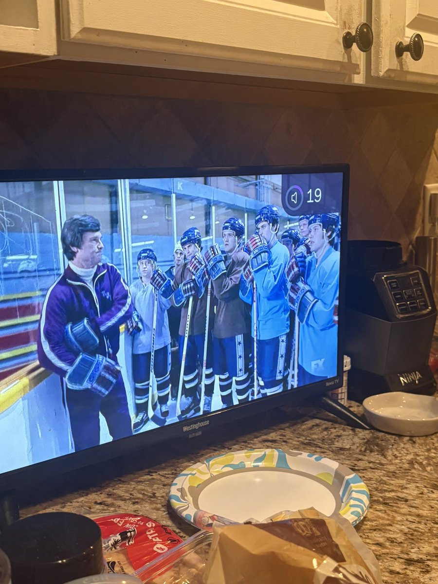 will_frongillo's tweet photo. If you’re not watching miracle on ice at the dinner table rn, don’t be watching with us tomorrow morning. #USA #goldmetal #MilanoCortinaOlympics2026 https://t.co/C6w9hh7MzD