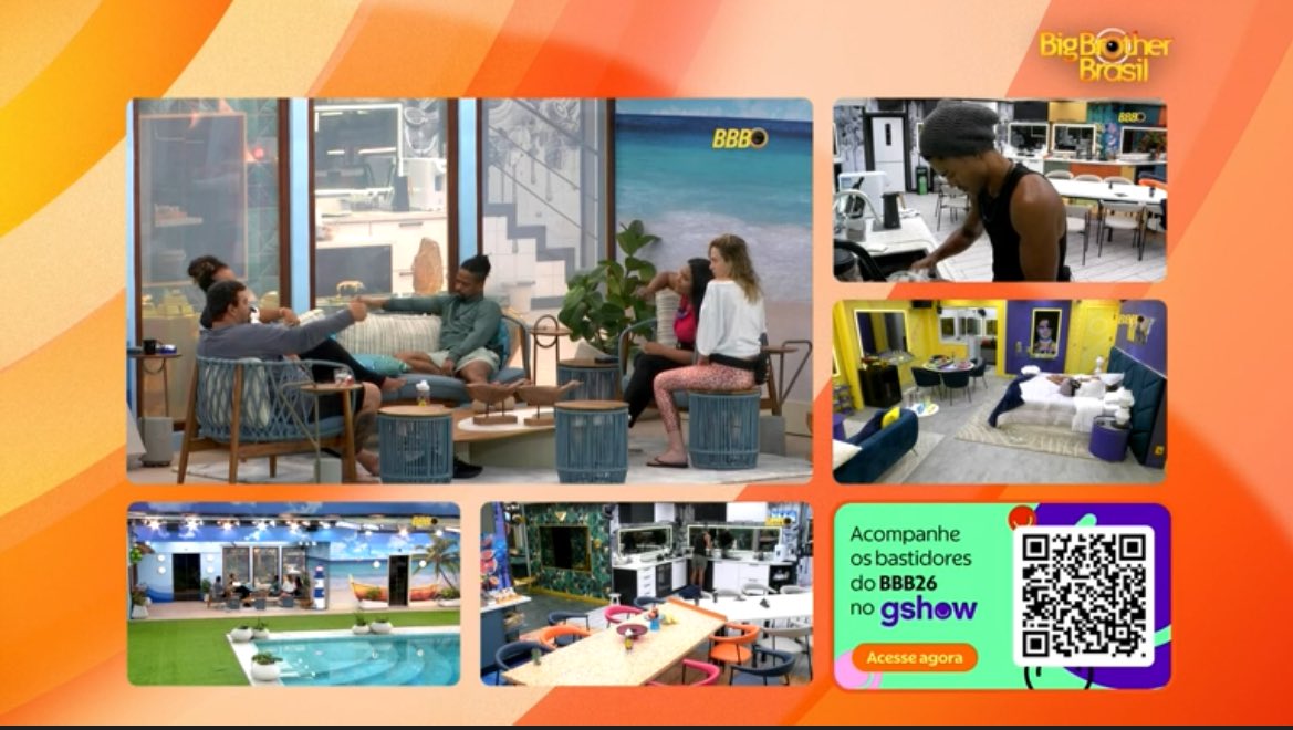 Breno está mais próximo do BigFone DOURADO, perto da cozinha.

VOTE: gshow.globo.com/realities/bbb/…