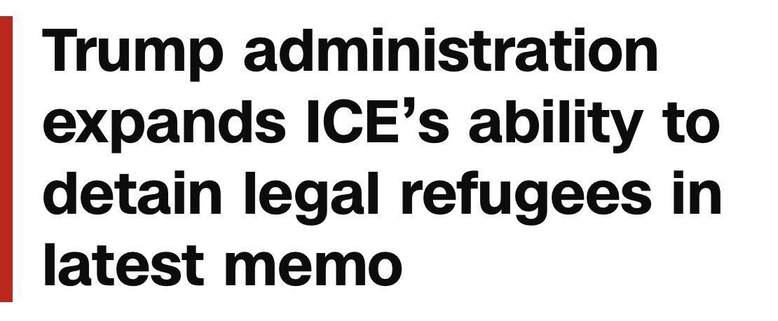 Cruelty is the point. And, there seems to be no limits to this Administration’s cruelty. Refugees who’ve escaped war and violence and who are legally residing in our country are the latest targets in this horrific assault on our immigrant communities.  

This cannot go on.