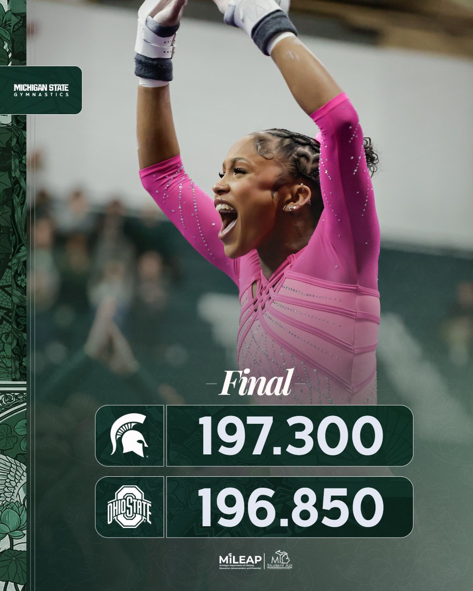 Victory for MSU! 🩷🌸🎀
