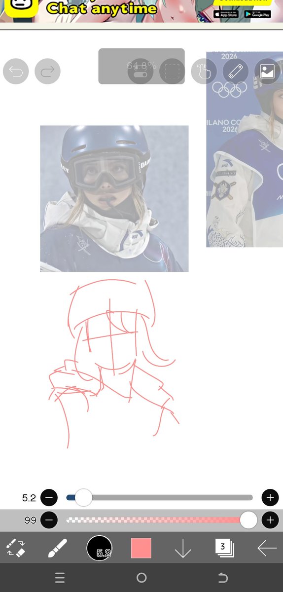 me contemplating if i should draw jett as eileen gu or just draw eileen gu