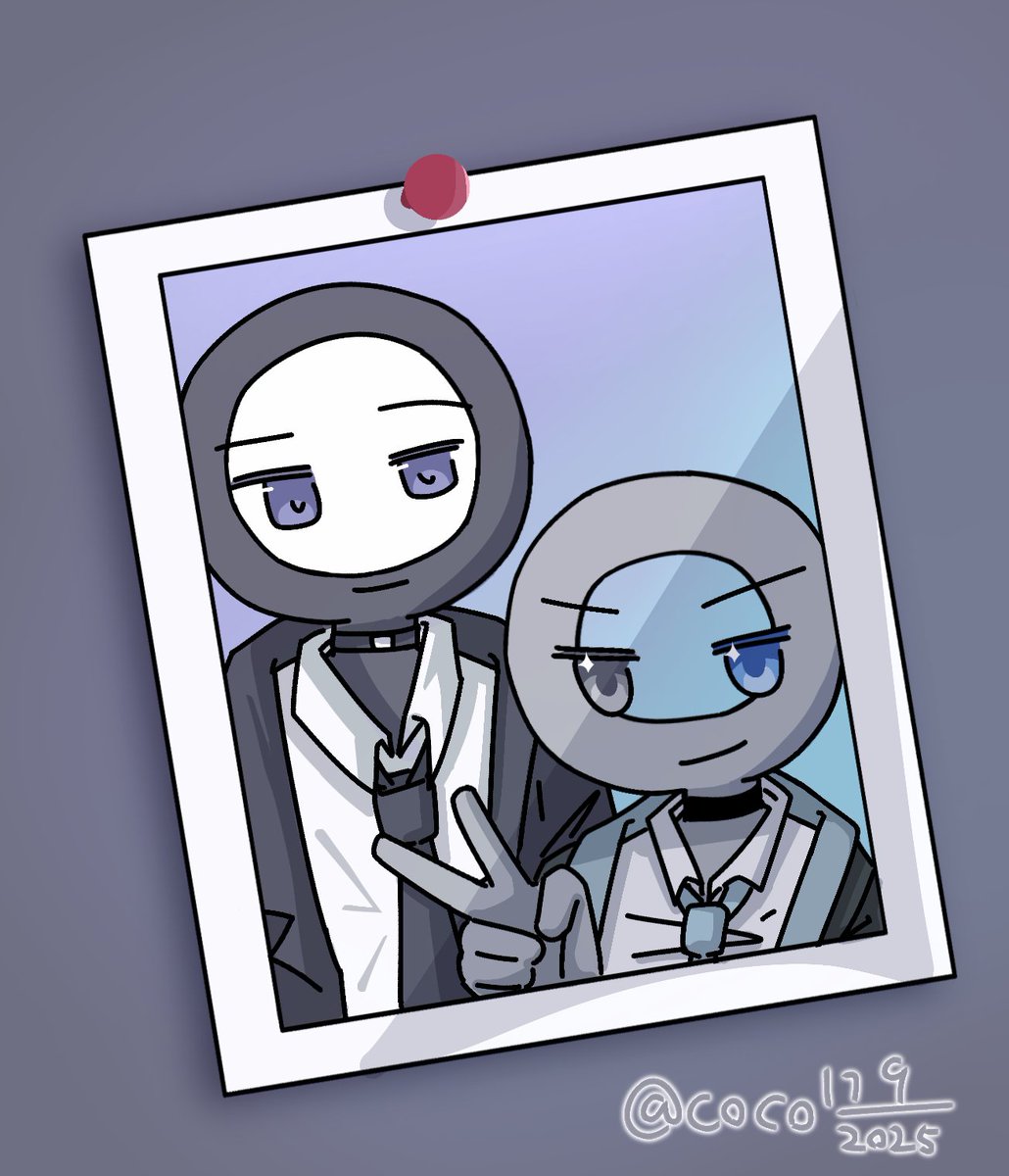 V: Don't wear your glasses when taking pictures
🕶️：OK
#alanbecker
#AgentVic