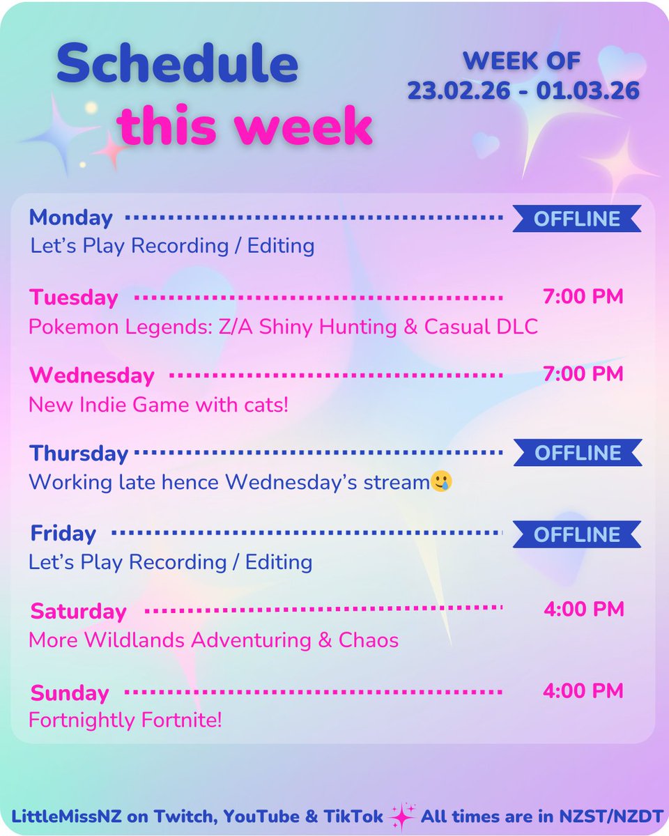 And it's schedule time again!

Indie game on Wednesday is called Ghostly Whiskers. It's a short indie game so I have a couple of other indie games that - or maybe I get all of the trophies for it. Let's see what the night brings.