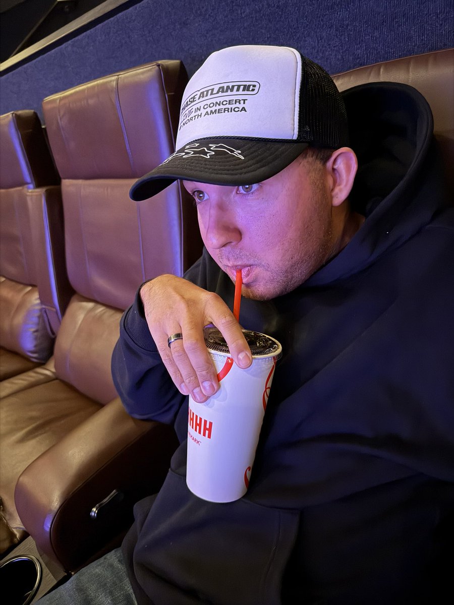 made my man go see the <a href="/ChaseAtlantic/">CHASE ATLANTIC</a> movie with me 🙂‍↕️