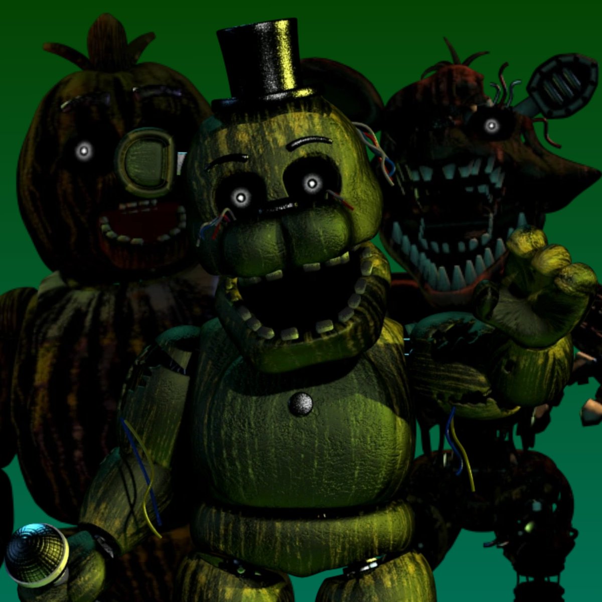 Kevin Foster (suit actor for Freddy Fazbear &amp; Toy Freddy) seemingly confirms the presence of the Phantom animatronics in 'FIVE NIGHTS AT FREDDY'S 3':

"I don't think it's giving anything away because Scott [Cawthon] did a video a while ago saying that the characters that show up