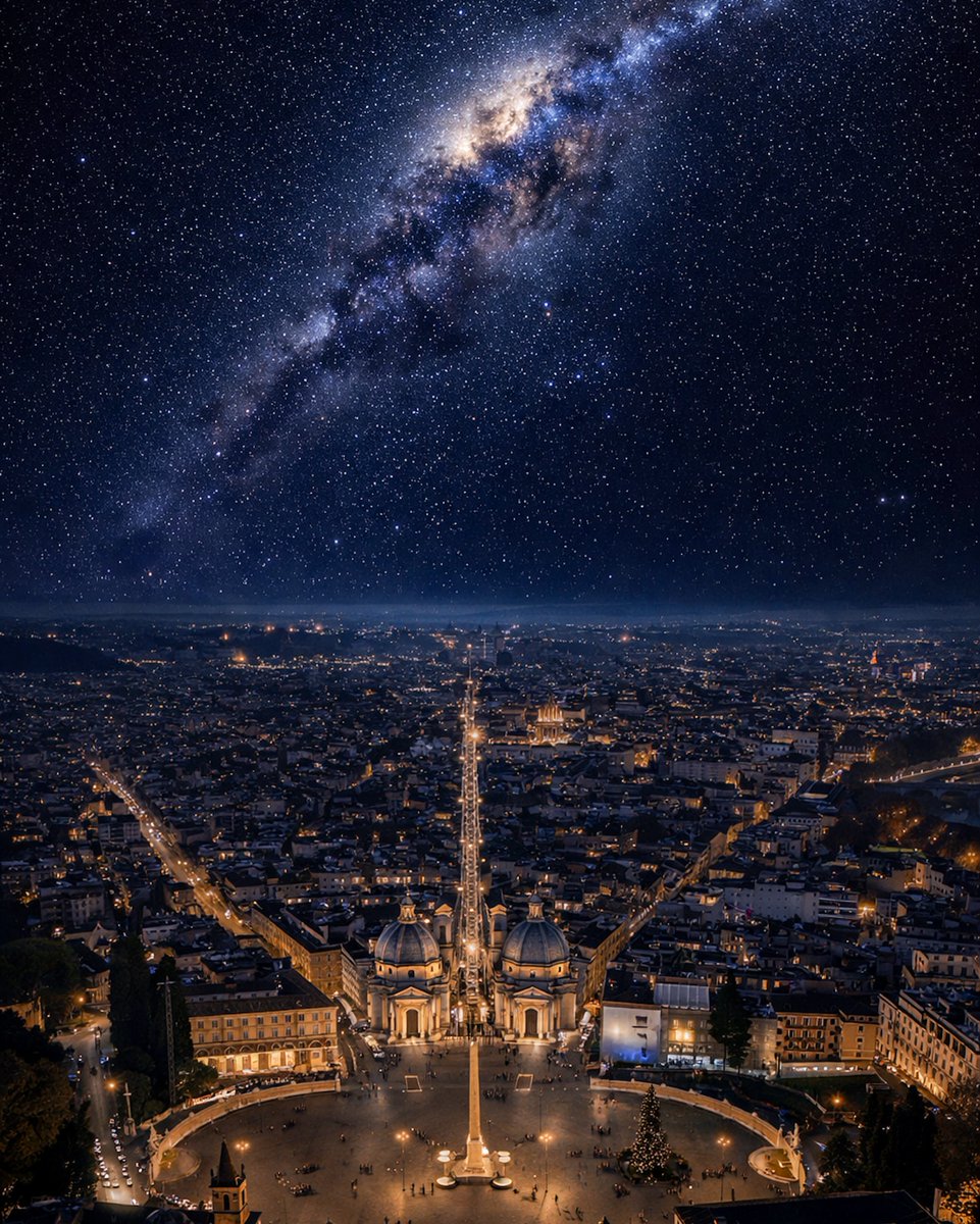I_love_family1's tweet photo. 🇮🇹 Rome under stars https://t.co/eg0eKw1RZJ
