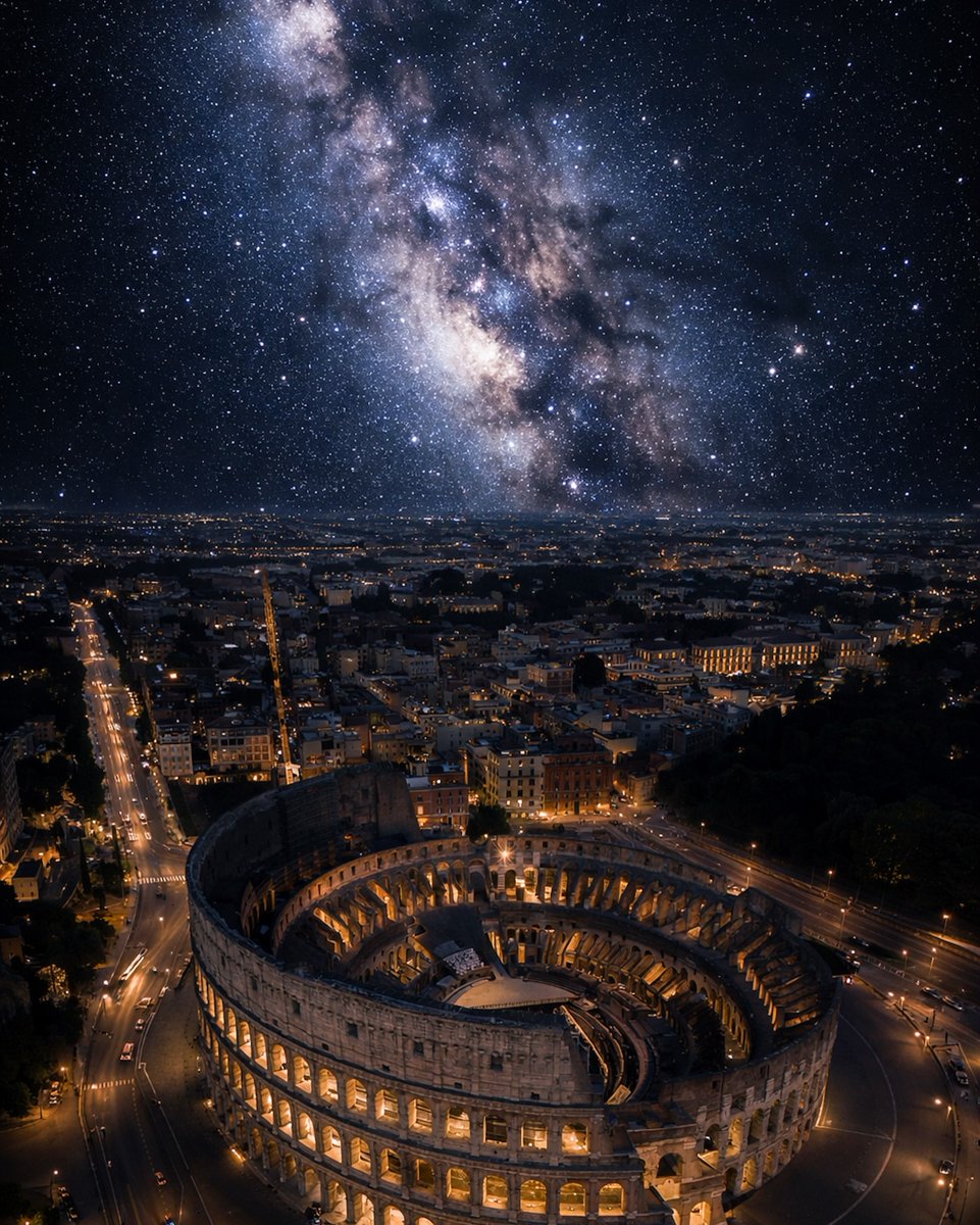 I_love_family1's tweet photo. 🇮🇹 Rome under stars https://t.co/eg0eKw1RZJ