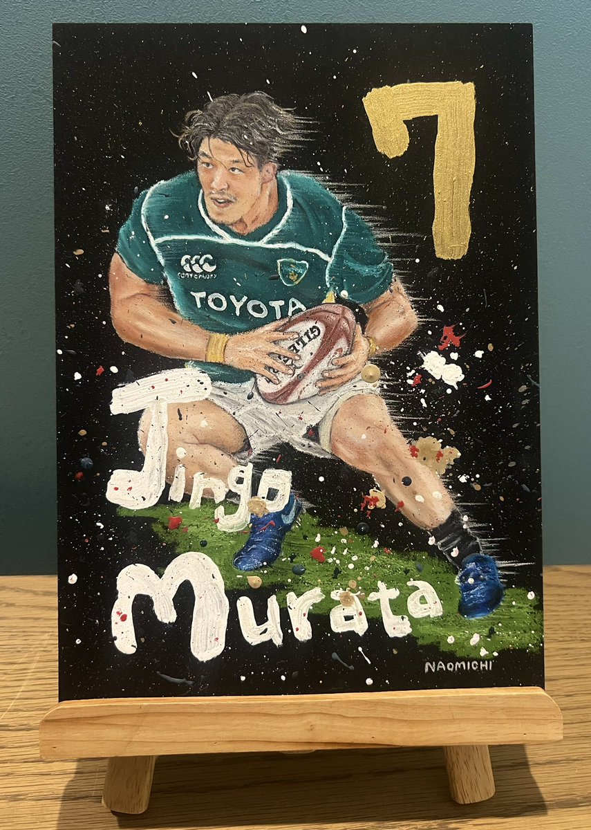 naomichi_pencil's tweet photo. ラグビー リーグワン 
トヨタヴェルブリッツ所属
村田陣悟選手を描かせていただきました🏉
@toyotaverblitz 
@jingo245678 
24歳のお誕生日おめでとうございます！
#ラグビーリーグワン
#トヨタヴェルブリッツ
#村田陣悟 選手 https://t.co/LsQCV2yoHK