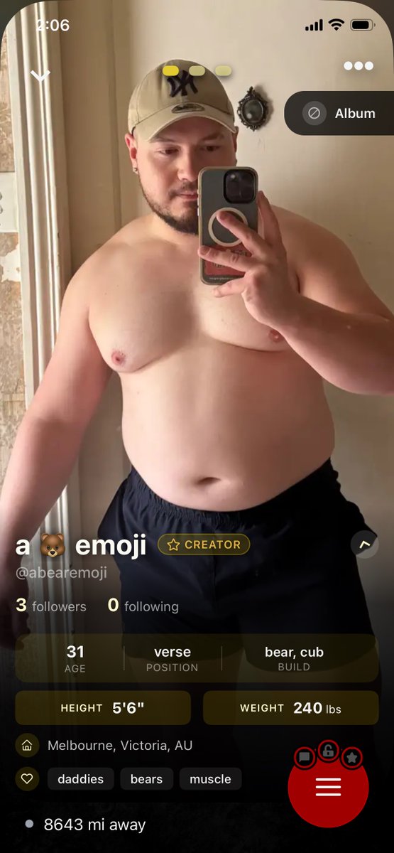 If the Aussies are on my app already finding other hot gay creators, why aren't you!

<a href="/abearemoji/">a 🐻 emoji</a>