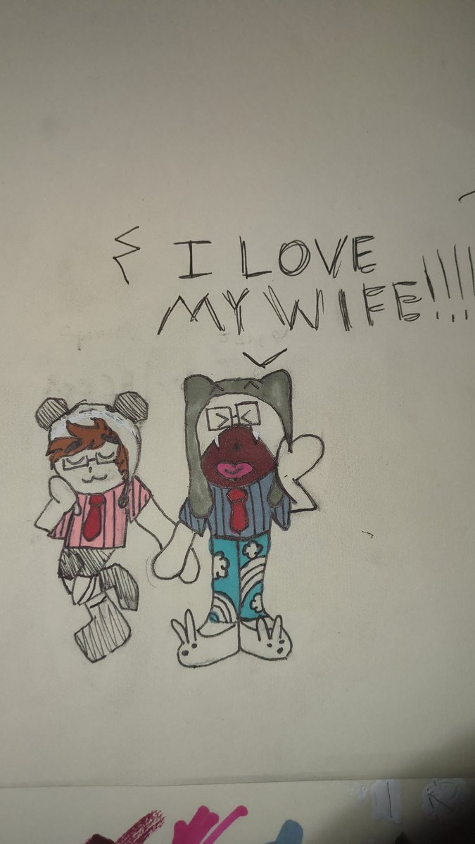 My sloppyseater fanart bc they are so silly: 3