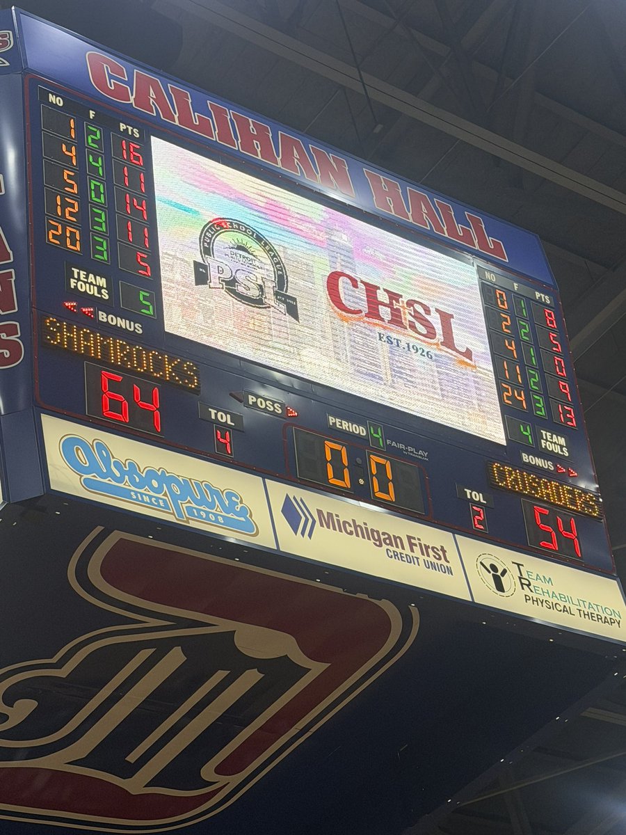 SHAMROCKS BY 10 OVER A TOUGH KING TEAM.  Proud of the boys for battling. Physical game by both squads. Nothing but respect.

Playoffs on the clock this week at the home of the <a href="/DCCShamrocks/">Detroit Catholic Central Athletics</a> 

#CCpride #StokeTheFire