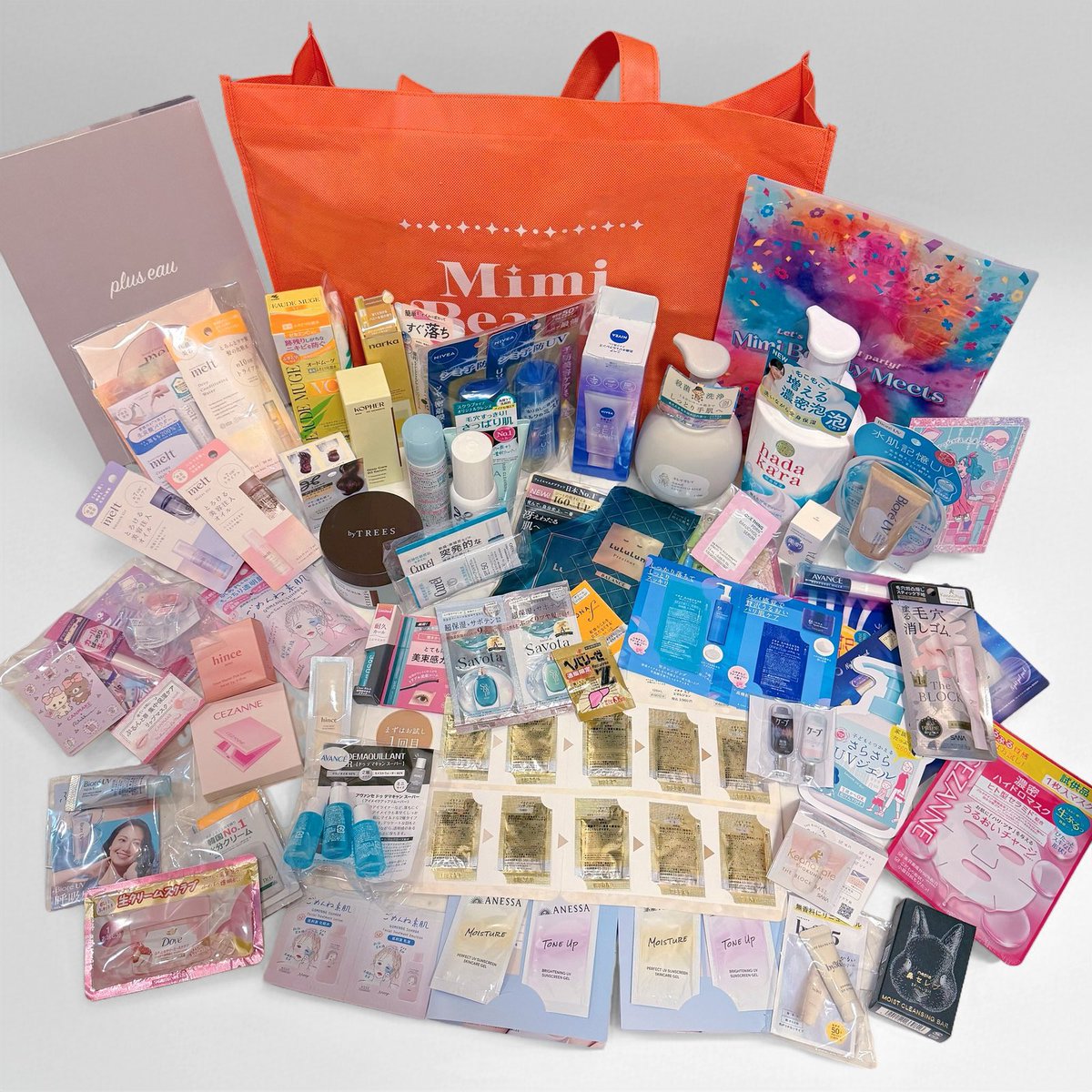 昨日のMimi Beautyのイベントでいただいたものたち🐰✨ 各ブースで