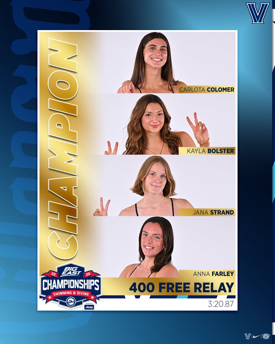 Villanova Swimming & Diving tweet media