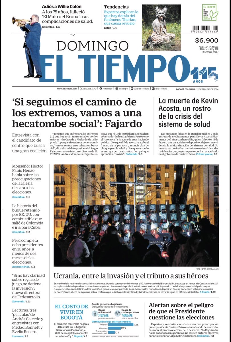 Este domingo publicamos nuestra versión impresa del especial Ucrania: ¿laboratorio de las guerras del futuro?  A 4 años del inicio de la invasión rusa