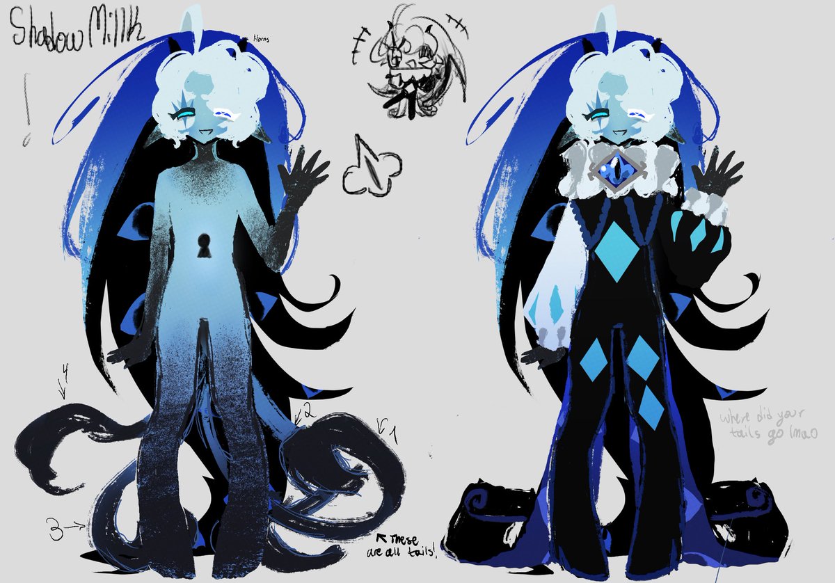 Wanted to share my shadow milk designs I love this thing #shadowmilkcookie