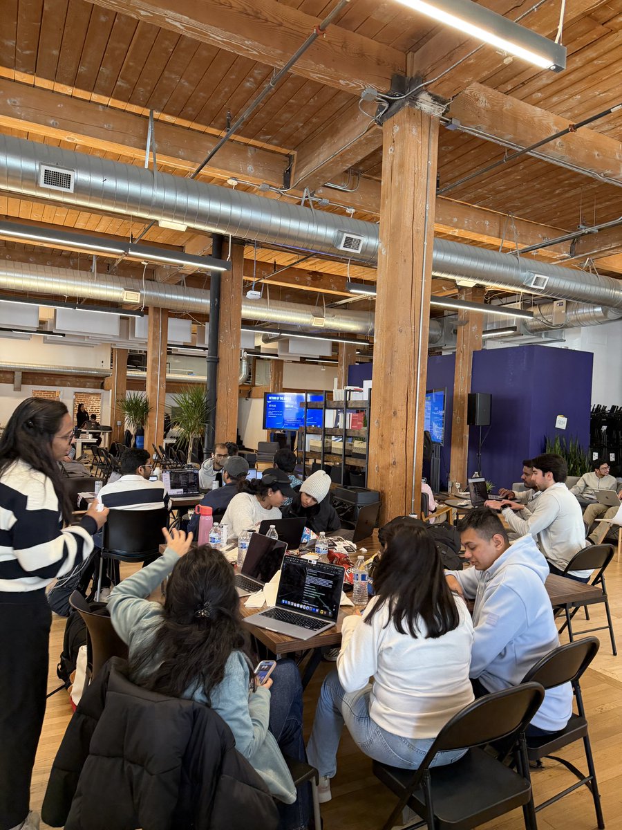 The Return of the Agents <a href="/aivalleyio/">AI Valley</a> hackathon lead by <a href="/Courtneythko/">Courtney Ko</a> <a href="/VictorSuOrtiz/">Victor Su-Ortiz</a>  hosted at <a href="/join_ef/">Entrepreneurs First</a> was fun. Excited for their future!