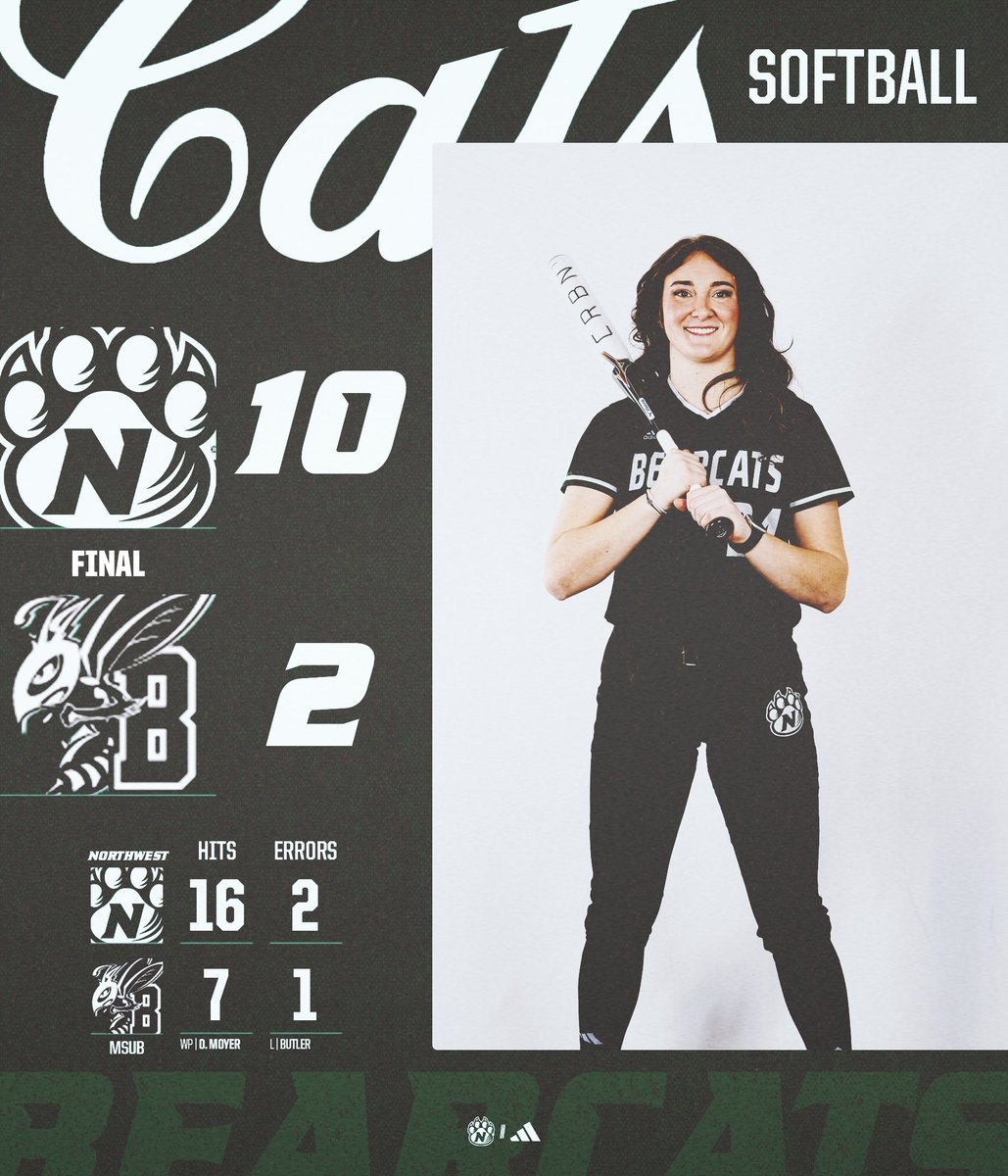 𝙅𝙐𝙎𝙏 𝙂𝙀𝙏𝙏𝙄𝙉' 𝙎𝙏𝘼𝙍𝙏𝙀𝘿 😌
   ↳ '𝓒𝓪𝓽𝓼 𝓦𝓘𝓝‼️

Mayberry ||| 1-1, HR, 3 RBI
Schaub ||| 3-4, HR, RBI
Darnell ||| 2-3, HR, (2) BB, RBI

#OABAAB