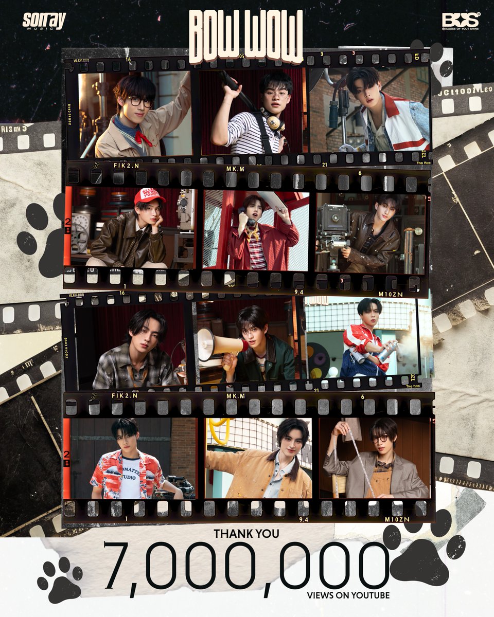 BUS_SONRAY's tweet photo. ขอบคุณทุกคนที่เข้ามาดู MV ‘BOW WOW’ จนตอนนี้ 7,000,000 views แล้ว! 🐶 ถ้าคิดถึงหมาเด็กก็เปิดฟังกันได้เรื่อย ๆ เลยนะค้าบ ✨

BUS - BOW WOW
OFFICIAL MUSIC VIDEO
🔗: https://t.co/98VtXE4oah

MUSIC ON ALL STREAMING
🔗: https://t.co/BClUNpHKU0

#BUS_BOWWOW7M
#BUS_BOWWOW
#BUSbecauseofyouishine