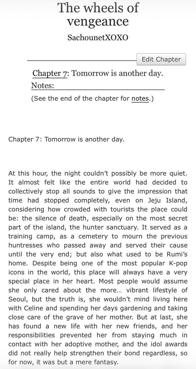 Annnnnnd here comes chapter 7 everyone ! The longest one so far (around 10k words). Get ready for the first Cejin chapter I actually wrote down. Enjoy the fluff ! And stay tuned for next time ! 
 archiveofourown.org/works/72955451…
#Polytrix #Cejin #Hajin #KPOPDEMONHUNTERS