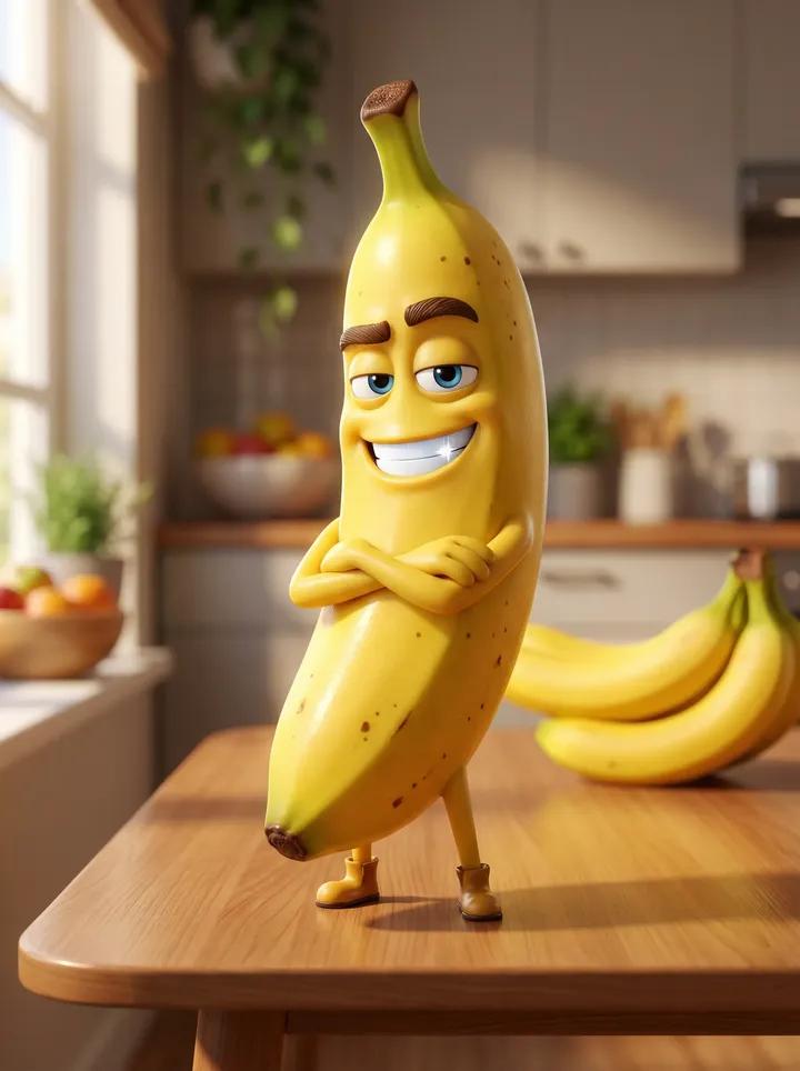 This banana got main character energy 🍌

Kling 2.6 AI + Nano Banana Pro turning fruit into a full Pixar hero