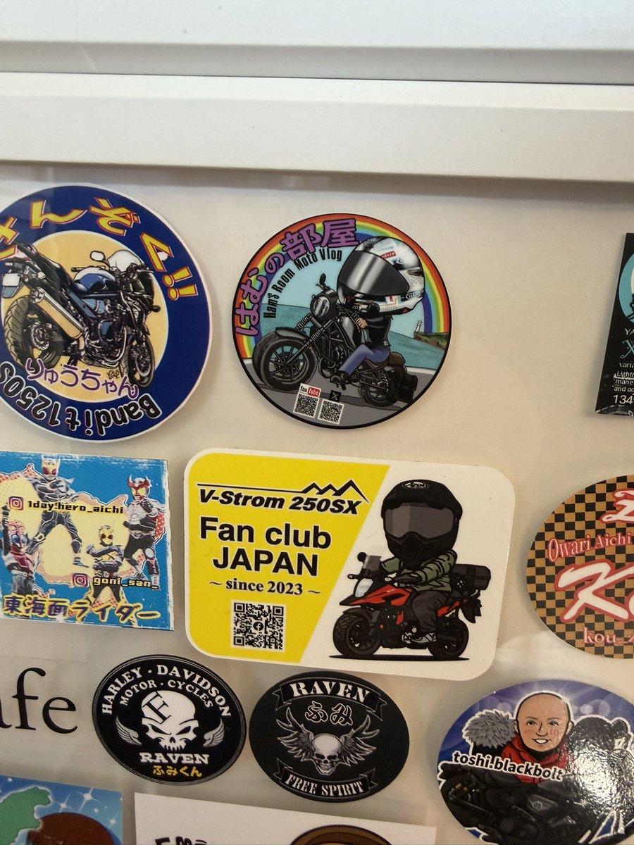 ゴーズ でステッカー発見🤩 @mi2xx @ken_S1000R @hammotovlog