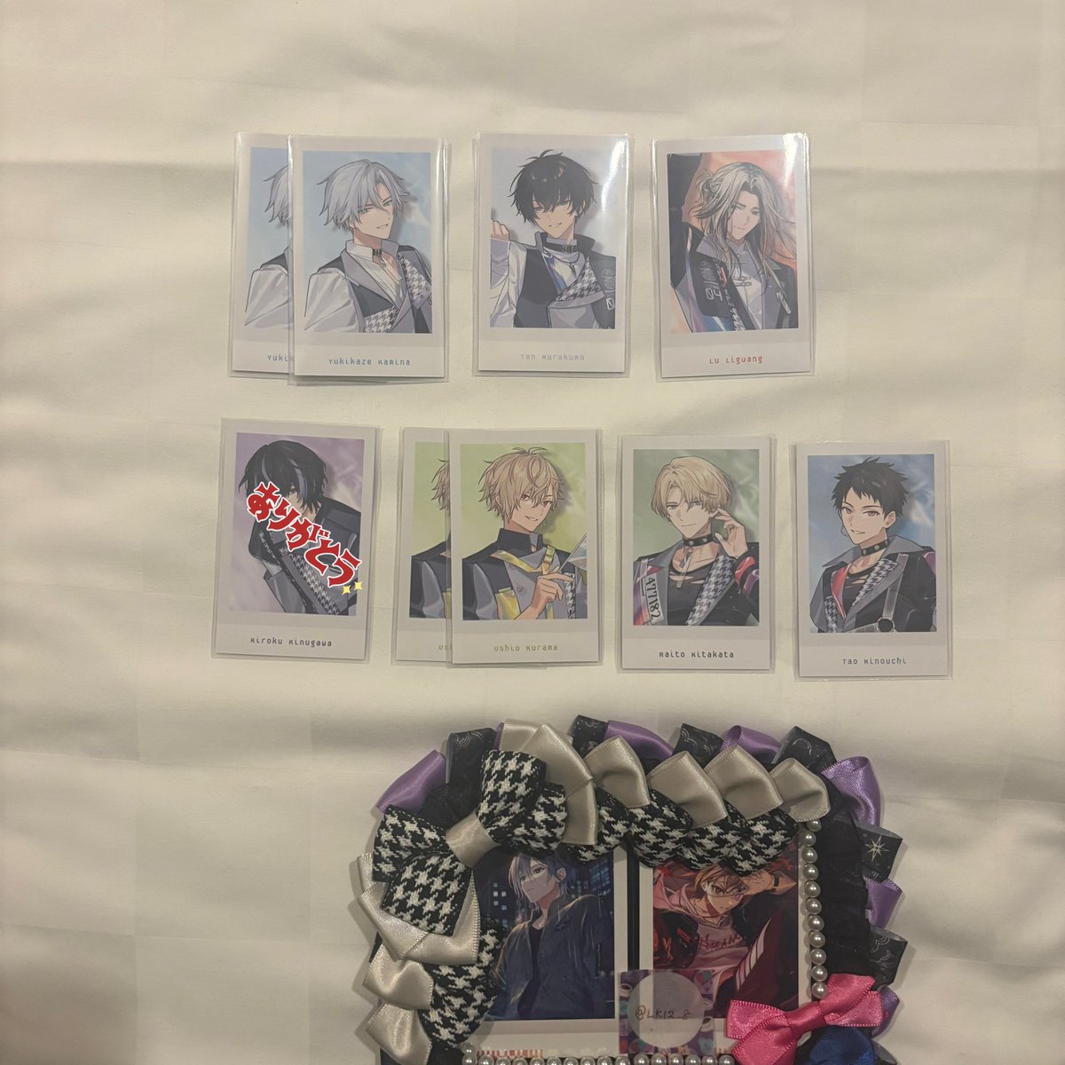 LK12_8's tweet photo. 【交換】18TRIPエイトリ おもライ クリアカード 特典チェキ風カード 

譲:雪風.添.礼光.潮.來人.千弥.太緒.潜.子タろ

求:凪.琉衣

凪特典.琉衣アップを優先して探してます。
02.03両部参加のため会場近辺手渡し可能です。

検索からもお気軽にお声掛けください。 https://t.co/o0c7D1SALz