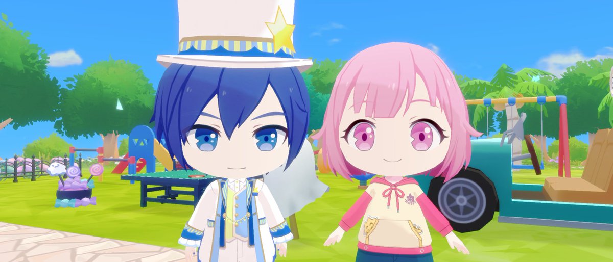 えむとKAITO🍬🍨
仲良しワンダーランドの兄妹✨
#KAITO #鳳えむ #ワンダショ