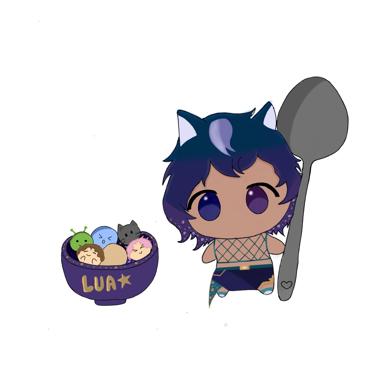 Dinamica de <a href="/LuaYVtuber/">LuaYouVT</a> 
Nueva linea de cereales, "astrobits" inspirada en los todos los compañeros del furroyou, viene con su propio peluche ganador y tiene malvaviscos en forma de todos
#LuaVTArt 🍋