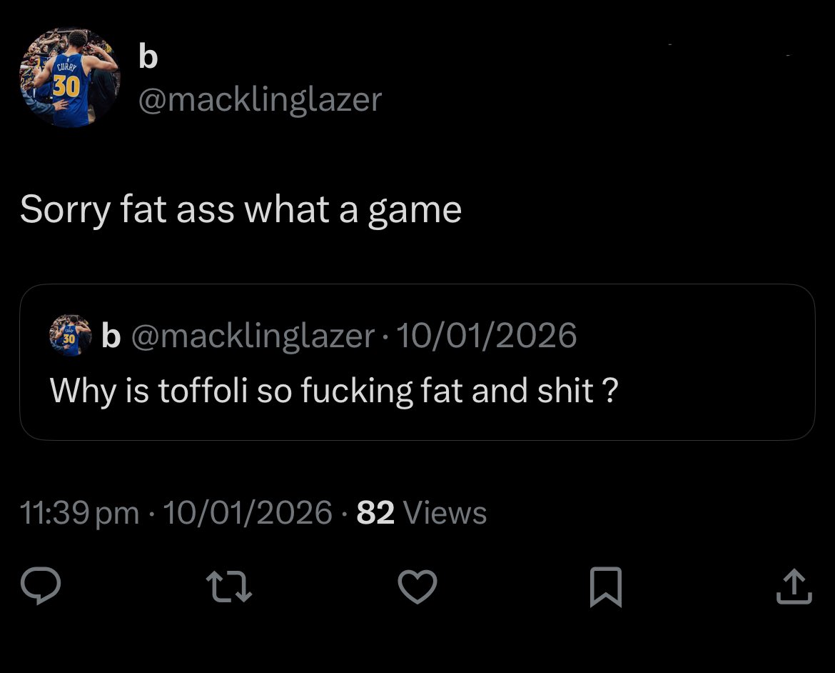 i have thought about this tweet every single day since i first saw it. i reference it in almost every conversation. Sorry fat ass what a game is a load bearing weight in my lexicon