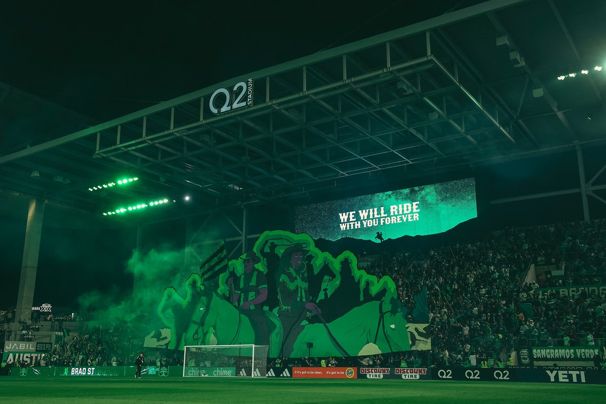 AustinFC's tweet photo. Honoring the roots of ATX. 

We will ride with you forever. https://t.co/K6GjuWFagm
