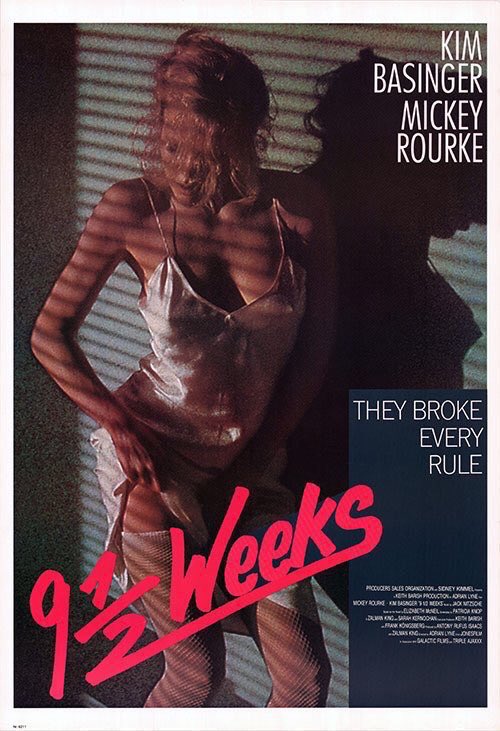 FilmNewsNos's tweet photo. 🎬MOVIE HISTORY: 40 years ago today, February 21, 1986, the movie ‘9 1/2 Weeks’ opened in theaters!
#KimBasinger #MickeyRourke #MargaretWhitton #DavidMargulies #ChristineBaranski #KarenYoung #WilliamDeAcutis #DwightWeist #RoderickCook #VictorTruro #AdrianLyne https://t.co/uiQNIGjaHz