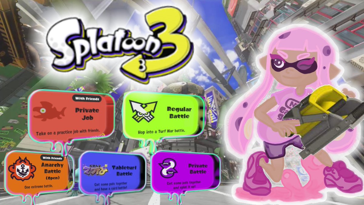 NGamerGal's tweet photo. Playing #Splatoon3 with viewers # 146 https://t.co/fR5PFOEFSF via @YouTube https://t.co/CFceWJeYwv