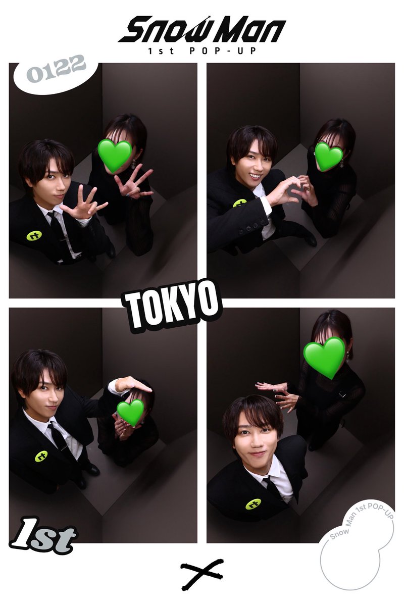 阿部亮平とプリクラ撮った #SnowMan1stPOPUP_TOKYO #SnowMan1stPOPUP