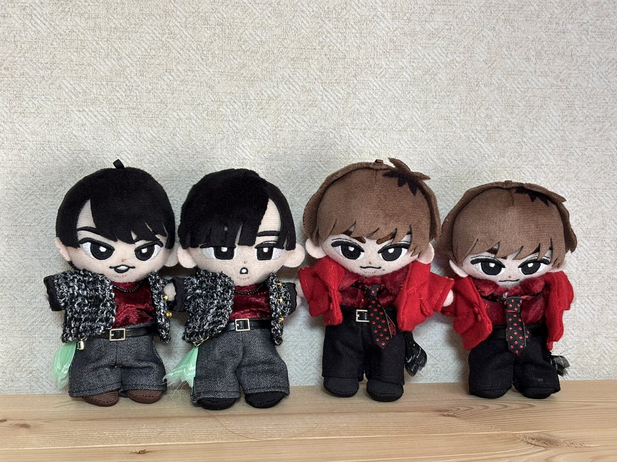 あべチルぬいくん・めめチルぬいくんにもARTの衣装を縫ってみました