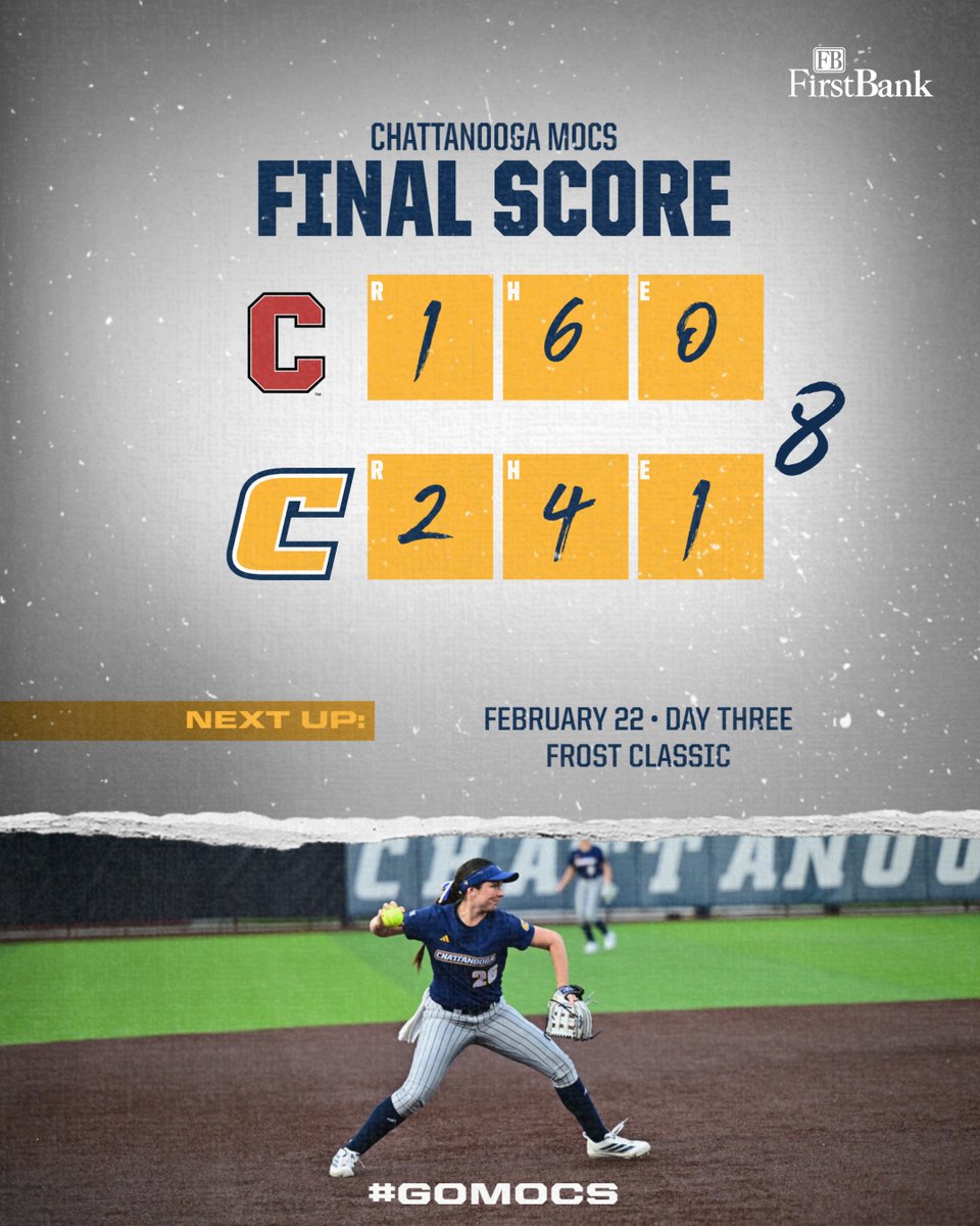 GoMocsSB's tweet photo. Mocs win thriller in eight!! Sac fly drives in game winning run.
#GoMocs https://t.co/cR67akI6OE